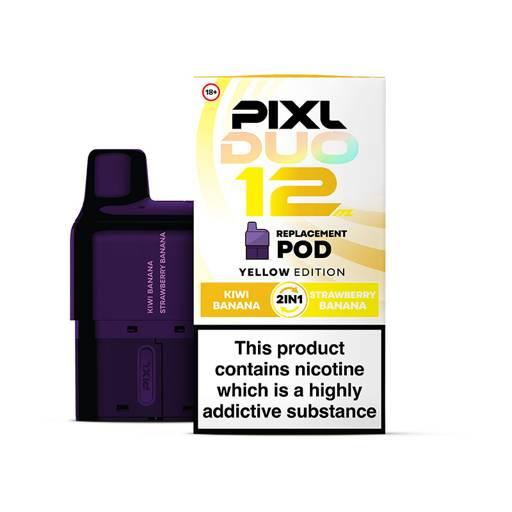 PIXL Duo 12 Prefilled Vape Pods Yellow Edition