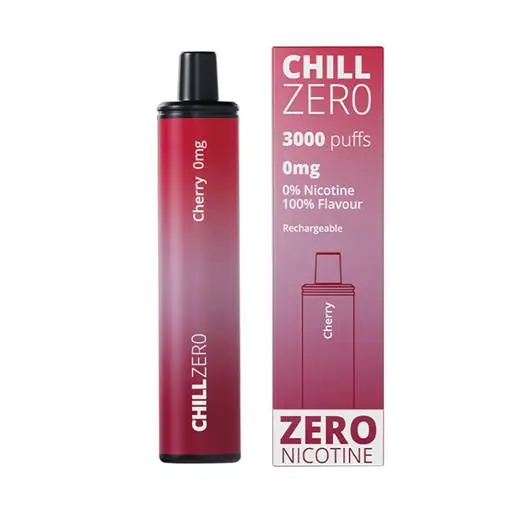 Chill Zero Nicotine Free Disposable Vape Cherry