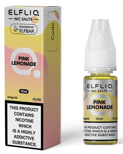 Elf Bar Elfliq Nic Salt E-Liquid Pink Lemonade 5mg