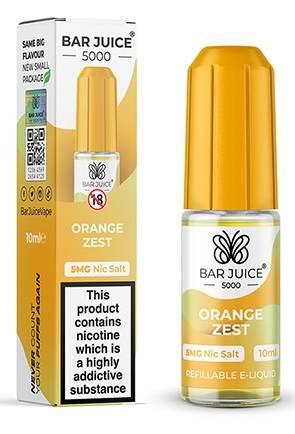 Bar Juice 5000 Nic Salt E-liquid Orange Zest 5mg