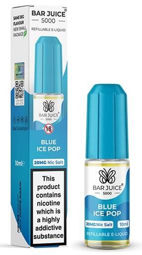 Bar Juice 5000 Nic Salt E-liquid Blue Ice Pop 20mg