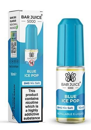 Bar Juice 5000 Nic Salt E-liquid Blue Ice Pop 5mg