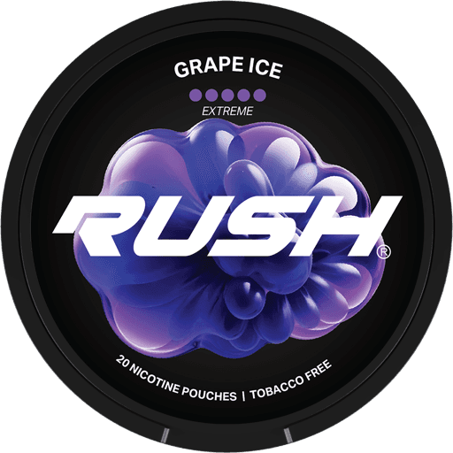 Rush Nicotine Pouches Grape Ice 30mg