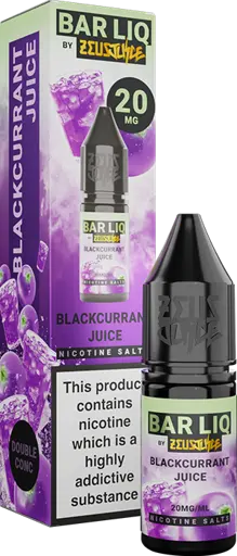 Zeus Juice Bar Liq Nic Salts Blackcurrant 10mg