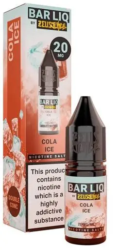 Zeus Juice Bar Liq Nic Salts Cola Ice 20mg