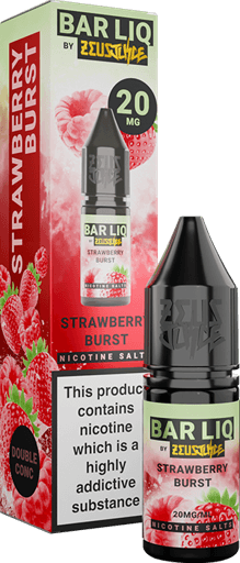 Zeus Juice Bar Liq Nic Salts Strawberry Burst 20mg