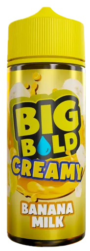 Big Bold Shortfill E-Liquids Banana Milk 100ml