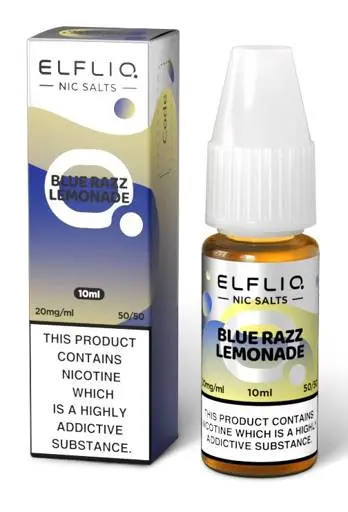 Elf Bar Elfliq Nic Salt E-Liquid Blue Razz Lemonade 20mg