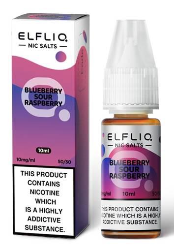 Elf Bar Elfliq Nic Salt E-Liquid Blueberry Sour Raspberry 10mg