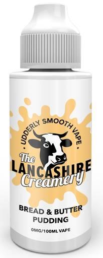 The Lancashire Creamery - 100ml Shortill E-Liquids Bread & Butter Pudding