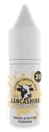 Lancashire Creamery Nic Salt E-liquids Bread & Butter Pudding 20mg