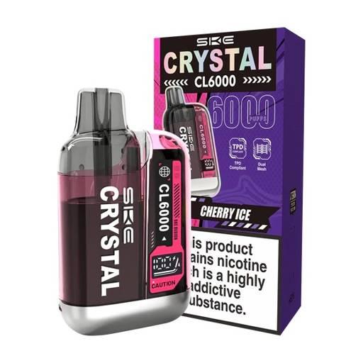 SKE Crystal CL6000 Prefilled Pod Vape Kit Cherry Ice