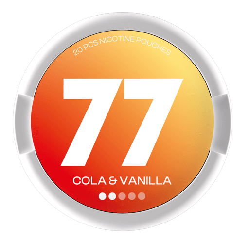 77 Nicotine Pouches Cola & Vanilla 5.2mg