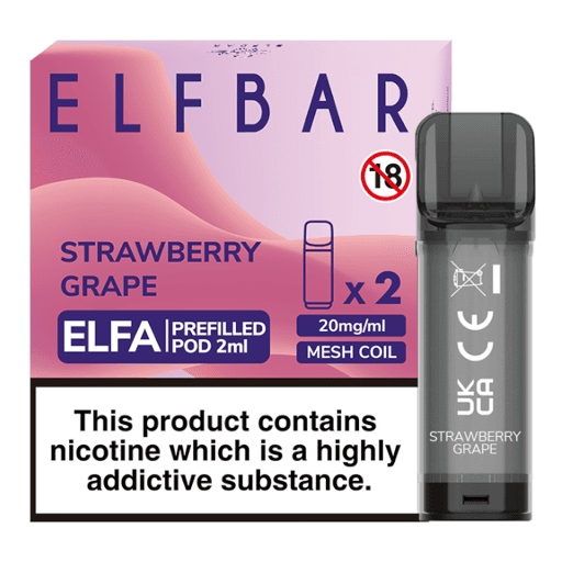 Elf Bar Elfa Prefilled Pods Strawberry Grape