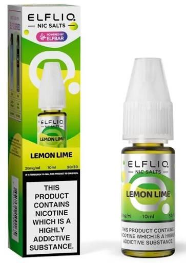 Elf Bar Elfliq Nic Salt E-Liquid Lemon Lime 20mg
