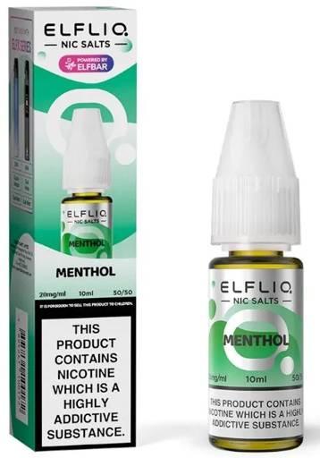 Elf Bar Elfliq Nic Salt E-Liquid Menthol 20mg