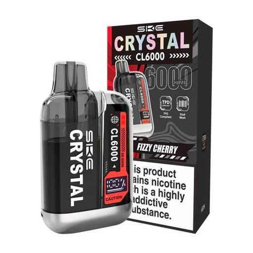 SKE Crystal CL6000 Prefilled Pod Vape Kit Fizzy Cherry