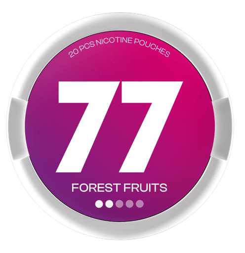 77 Nicotine Pouches Forest Fruits 5.2mg