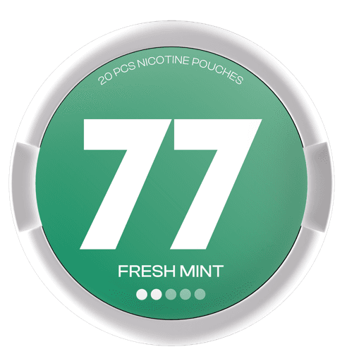 77 Nicotine Pouches Fresh Mint 5.2mg