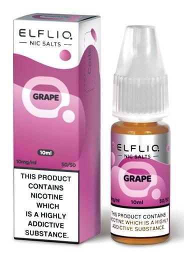 Elf Bar Elfliq Nic Salt E-Liquid Grape 10mg
