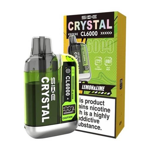 SKE Crystal CL6000 Prefilled Pod Vape Kit Lemon Lime