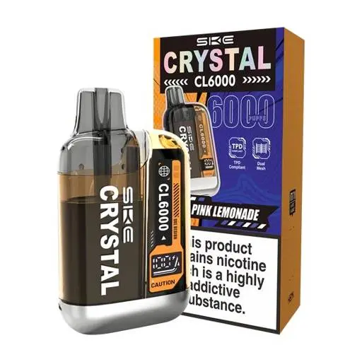 SKE Crystal CL6000 Prefilled Pod Vape Kit Pink Lemonade