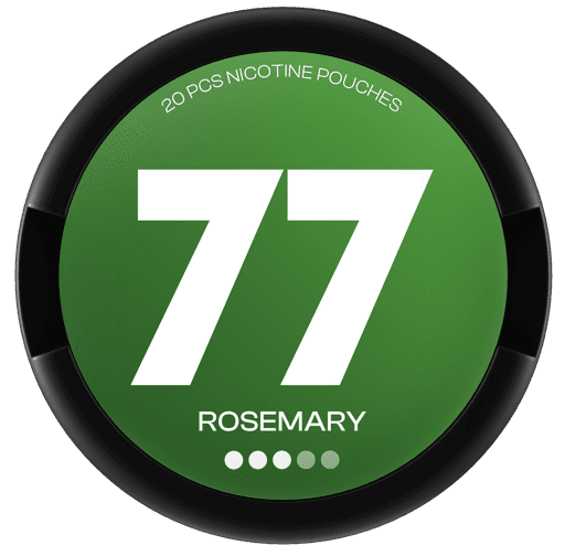 77 Nicotine Pouches Rosemary 10.4mg
