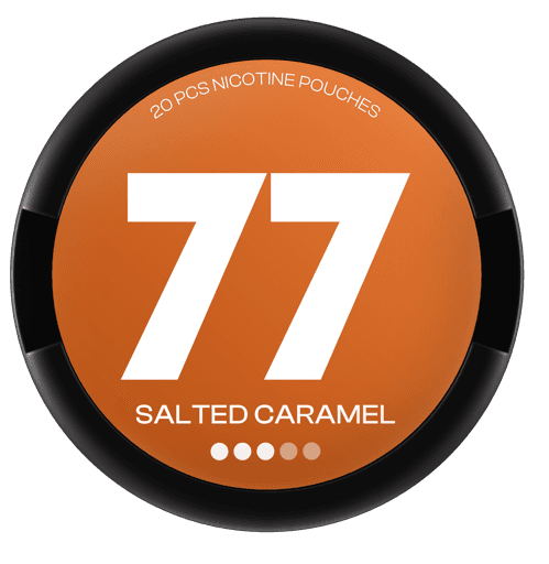 77 Nicotine Pouches Salted Caramel 10.4mg