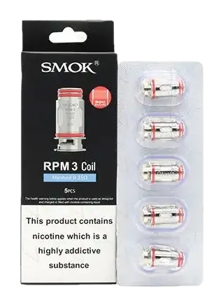 SMOK RPM 3 Replacement Coils 0.15 Mesh (5pk)