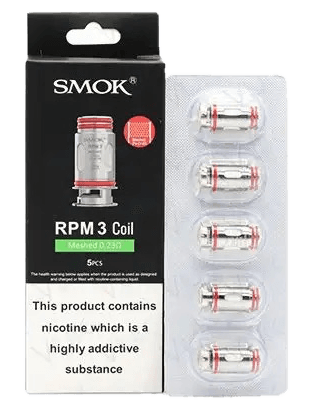 SMOK RPM 3 Replacement Coils 0.23 Mesh (5pk)