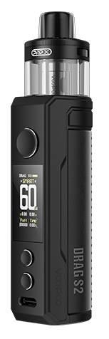 VooPoo Drag S2 Pod Vape Kit Spray Black