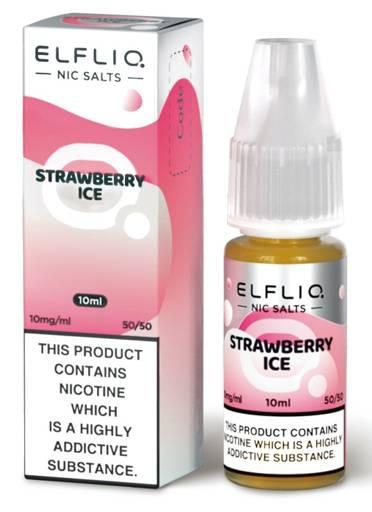 Elf Bar Elfliq Nic Salt E-Liquid Strawberry Ice 10mg
