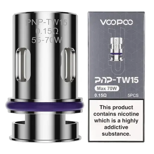 VooPoo PNP VM & TW Coils TW15 - 0.15 Ohm (5pk)